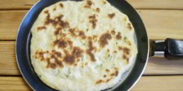 лепешка с маслом