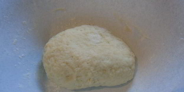 лепешка с сыром и зеленью