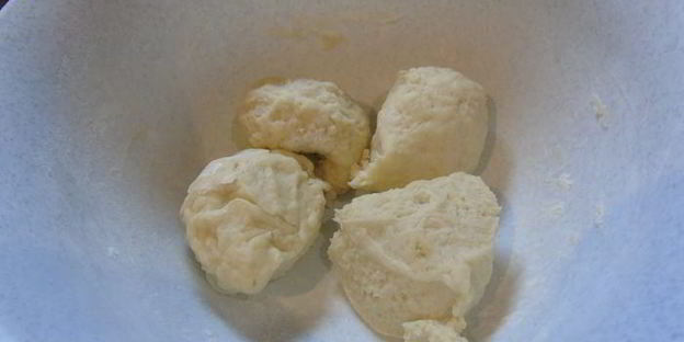 лепешка с сыром и зеленью