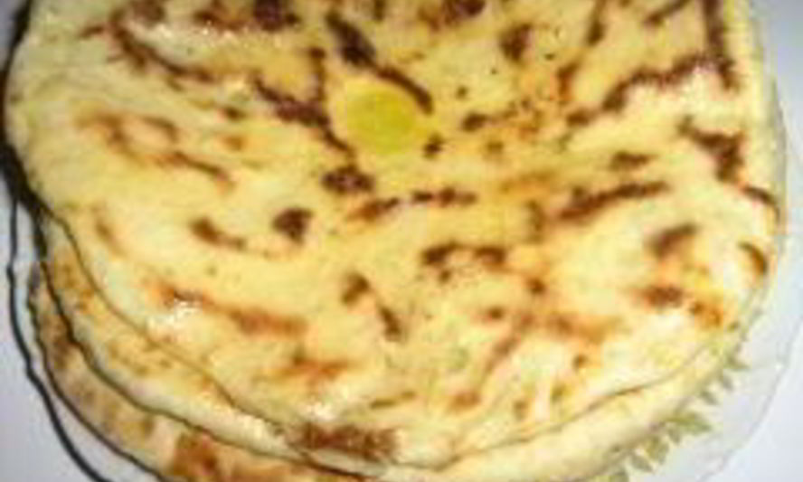 Рецепт лепешек на кефире на сковороде хычины с фаршем и зеленью