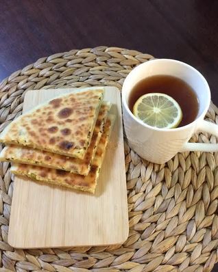 Лепешки с ароматной начинкой