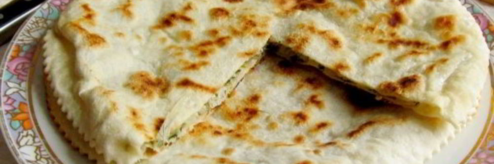 Лепешки с брынзой и зеленью