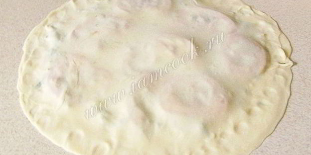 лепешки с брынзой и зеленью