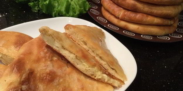 лепешки с картофелем и сыром