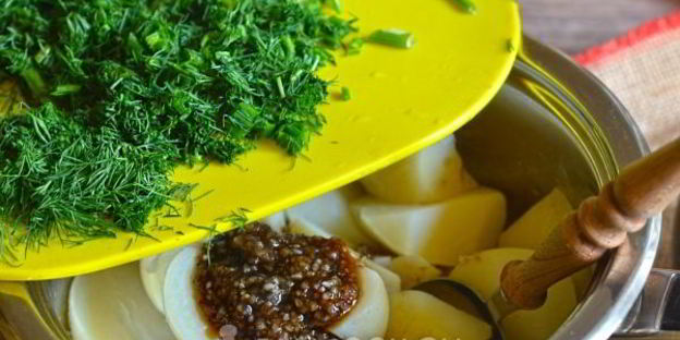 лепешки с картошкой