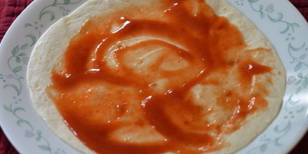 лепешки с колбасой чоризо