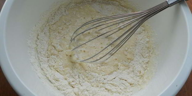 лепешки с куриным фаршем и брынзой