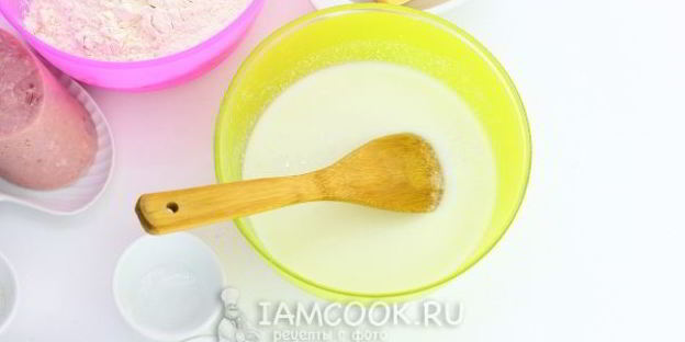 лепешки с сыром и ветчиной на сковороде