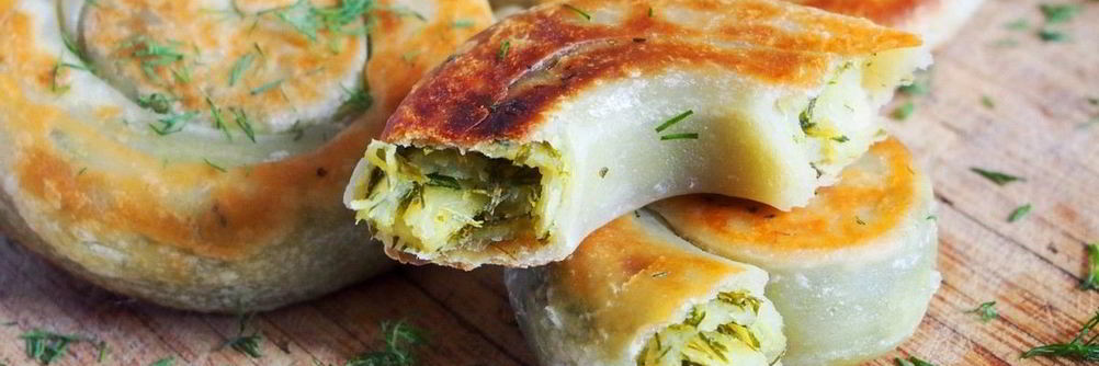 Лепешки с зеленью