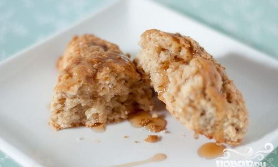 Рецепт овсяных лепешек с глазурью