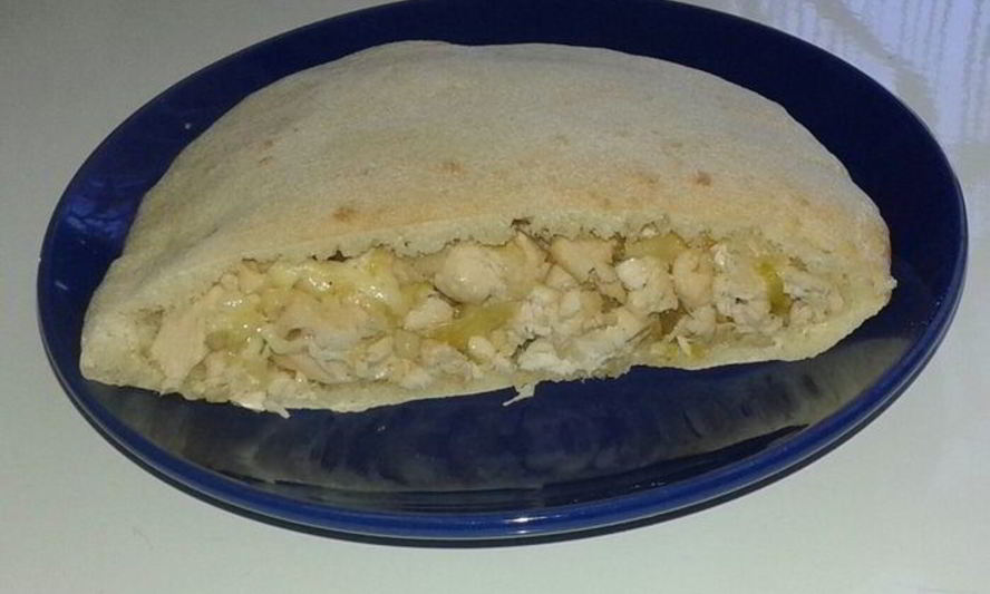Рецепт питы с начинкой из курицы и сыра