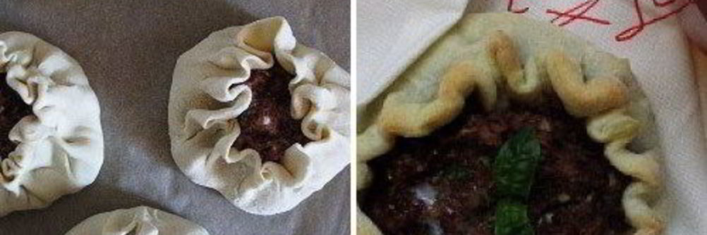 Слоеные лобиани с адыгейским сыром