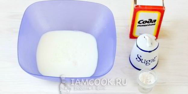 сырные лепешки с ветчиной