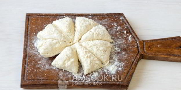 сырные лепешки с ветчиной