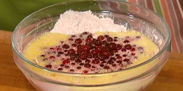 апельсиновые маффины с клюквой