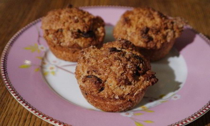 Рецепт арахисовых маффинов с горьким шоколадом