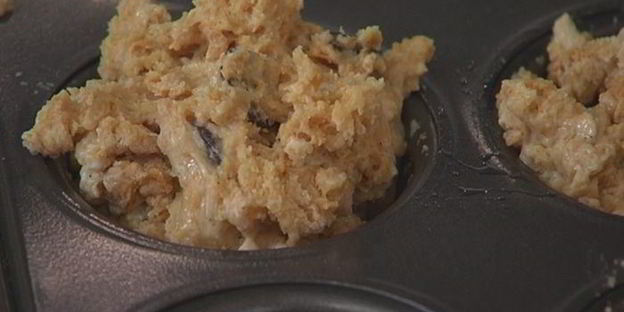 арахисовые маффины с горьким шоколадом