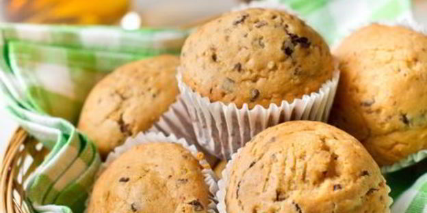 арахисовые маффины с шоколадом