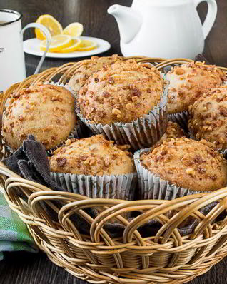 Бананово-арахисовые маффины