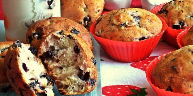 черничные маффины