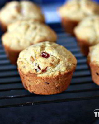 Кукурузные маффины с беконом