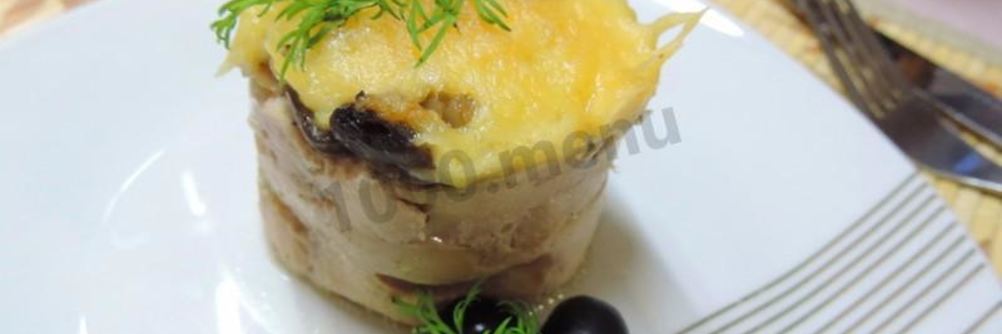 Куриные маффины с гречкой и грибами