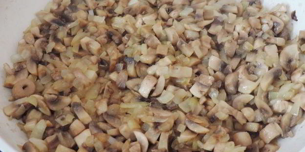 куриные маффины с грибной начинкой