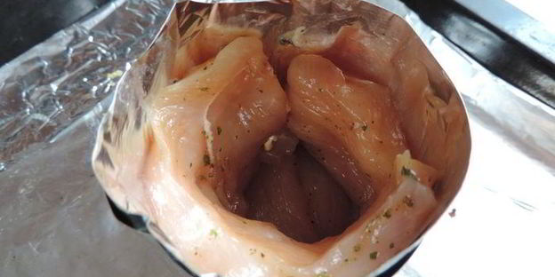 куриные маффины с грибной начинкой