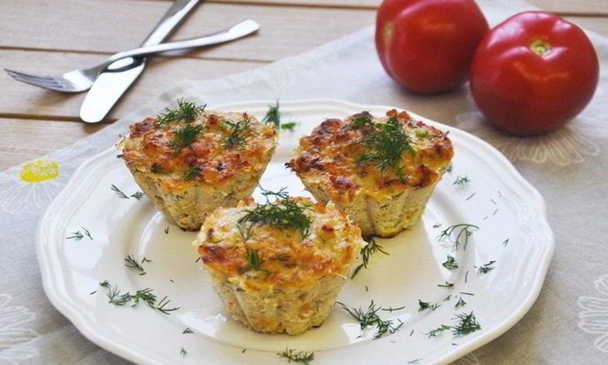 Рецепт маффинов из индейки с укропом