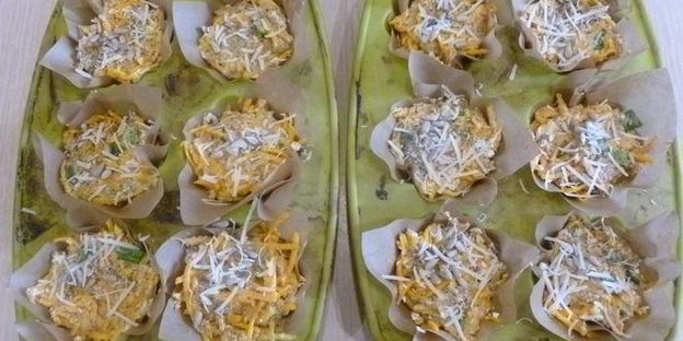 маффины из тыквы, творога и семечек