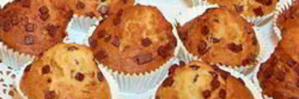 Маффины классические с кусочками шоколада