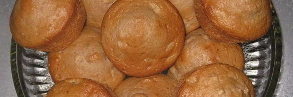 Маффины на кислом молоке с яблоками