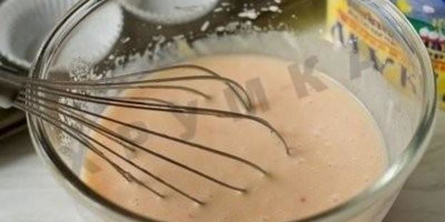 маффины на клубничном йогурте