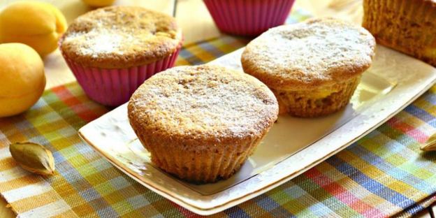 маффины с абрикосами