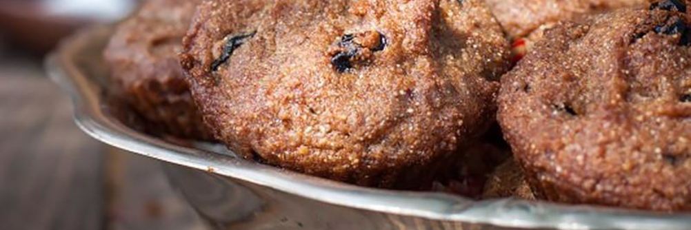 Маффины с амарантовой мукой