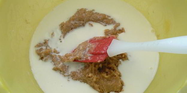 маффины с арахисовой пастой и шоколадными каплями