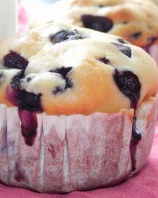 Маффины с черникой
