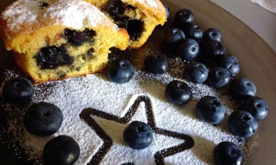 Рецепт маффинов с голубикой