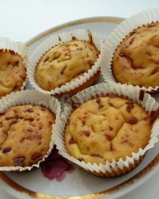 Маффины с горчицей и пармезаном