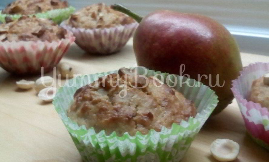 Рецепт маффинов с грушей, фундуком и пряностями
