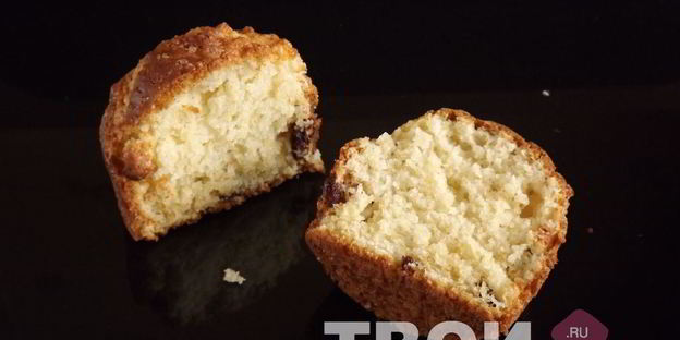 маффины с изюмом