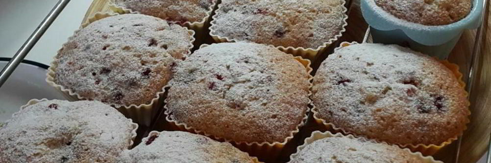 Маффины с клюквой