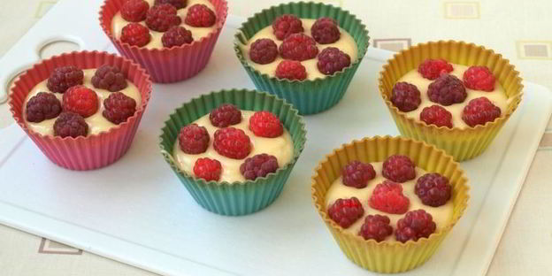 маффины с малиной