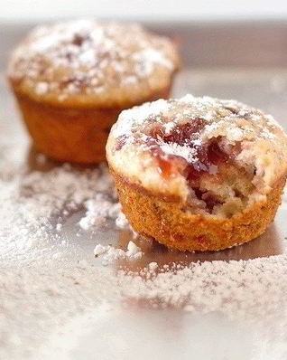 Маффины с повидлом