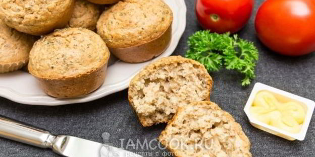 маффины с пшенной кашей