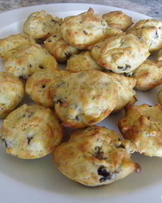 Маффины с рисом и грибами