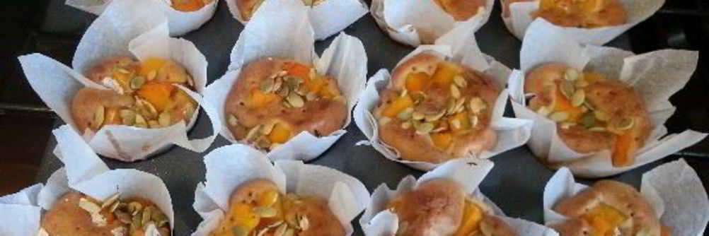 Маффины с розмарином и тыквой