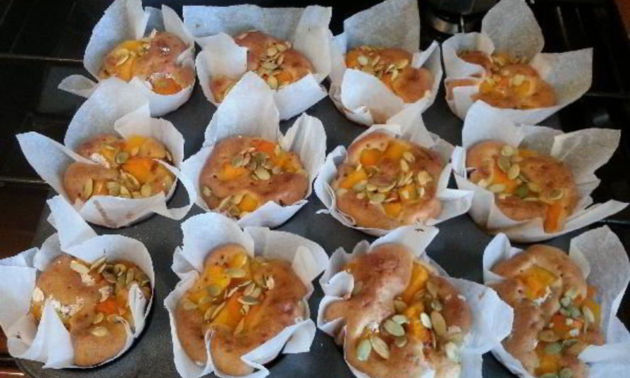 Рецепт маффинов с розмарином и тыквой