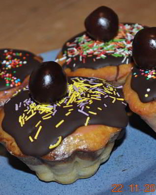 Маффины с шоколадом