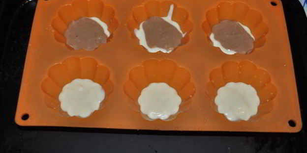 маффины с шоколадом